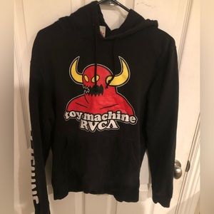 RVCA toymachine hoodie